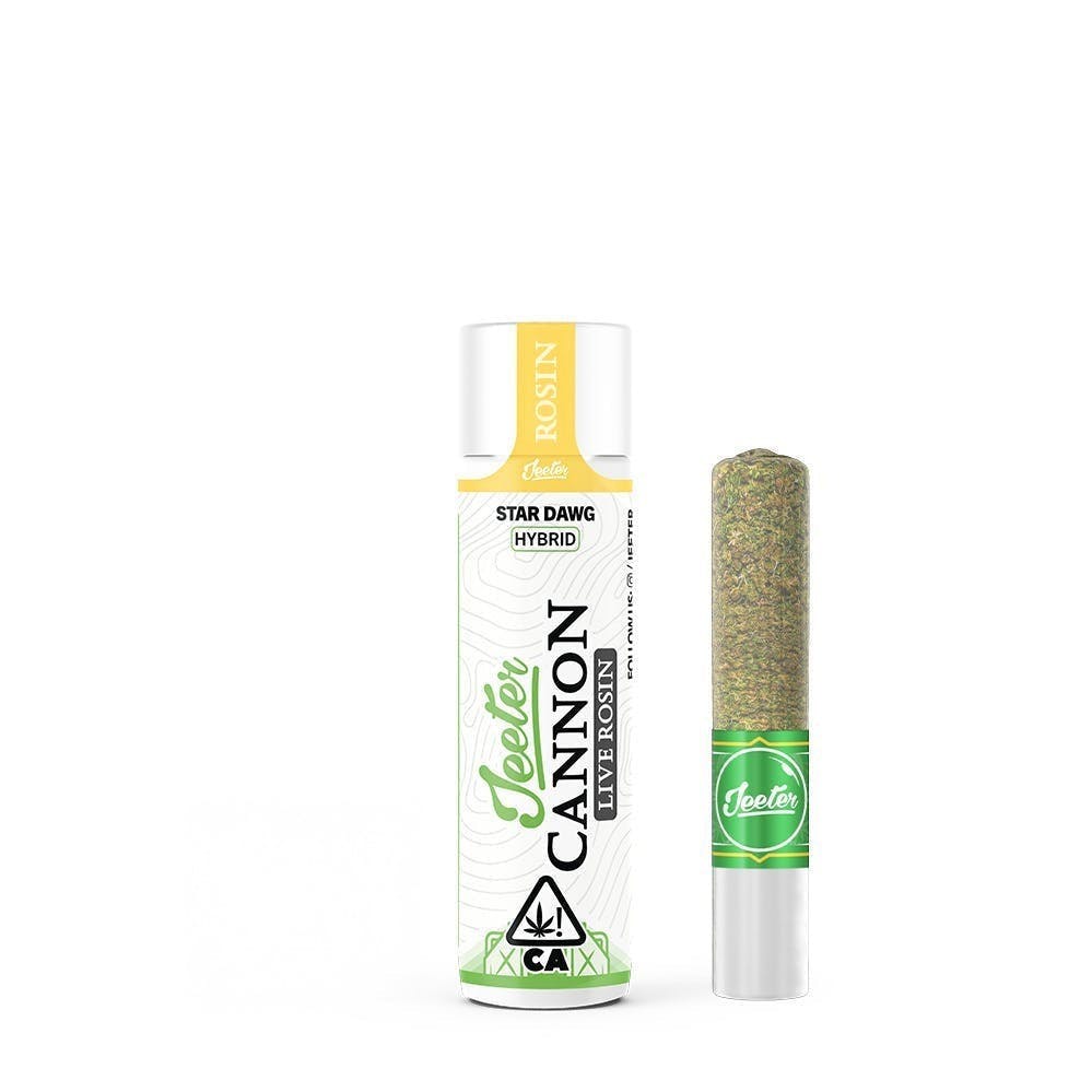 Jeeter - Jeeter | Star Dawg | Live Rosin Cannon | Infused Joint | 1.3g - 1