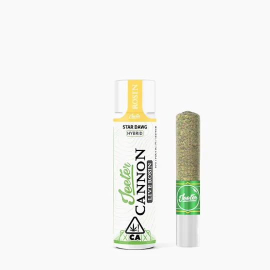 Jeeter - Jeeter | Star Dawg | Live Rosin Cannon | Infused Joint | 1.3g - 1