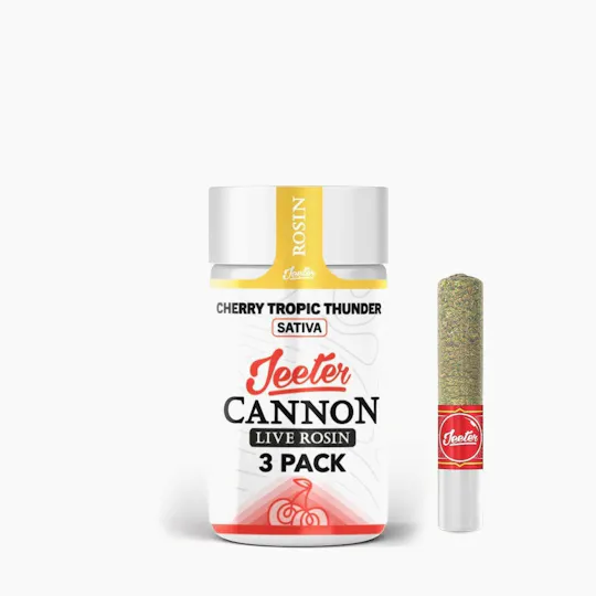 Jeeter - Cherry Tropic Thunder | Live Rosin Cannons | Infused Minis | 0.5g ea | 3pk - 1