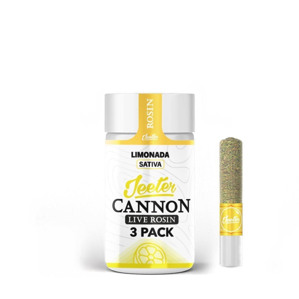 Jeeter - Jeeter | Limonada | Live Rosin Cannons | Infused Minis | 0.5g each | 3pk - 1