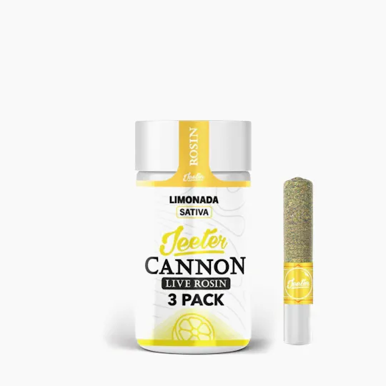 Jeeter - Jeeter | Limonada | Live Rosin Cannons | Infused Minis | 0.5g each | 3pk - 1