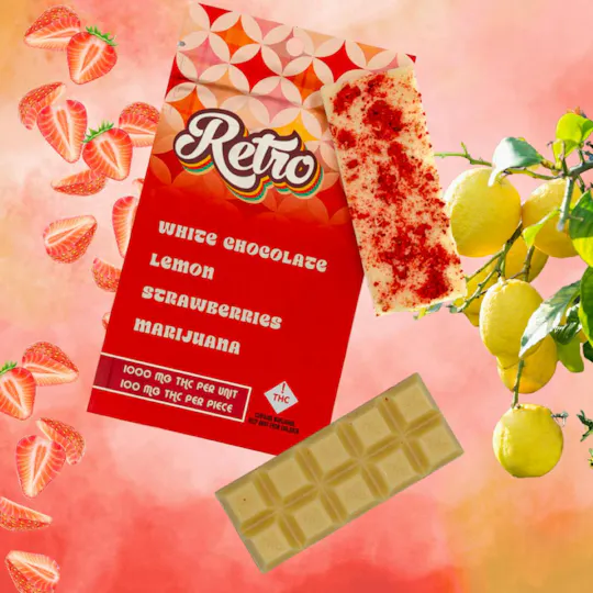 Retro - Retro | Chocolates | Lemon & Strawberry | 1000mg THC - 1
