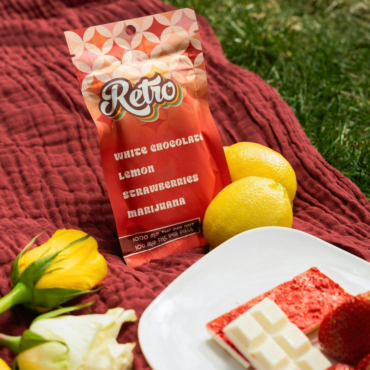 Retro - Retro | Chocolates | Lemon & Strawberry | 1000mg THC - 1