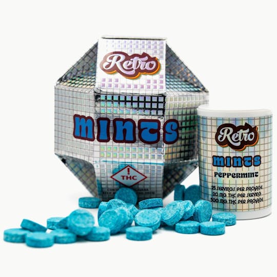 Retro - Retro Mints - Peppermint Tablets - 500mg THC - 1