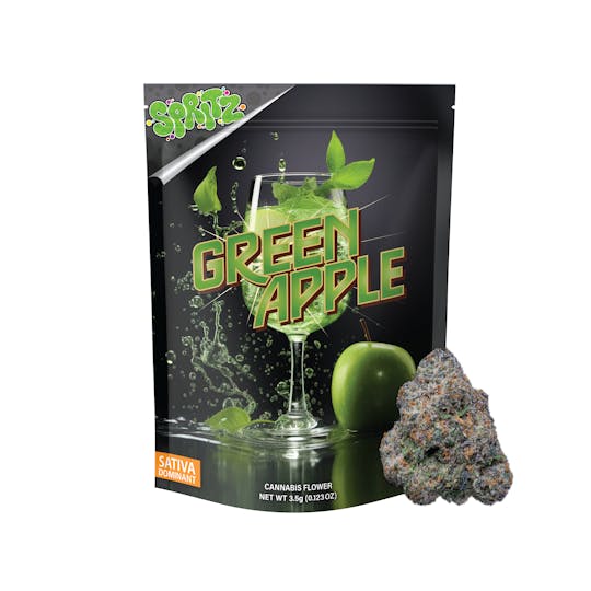 Spritz - Bagged Flower - 3.5g - Green Apple - Spritz Spritz - Bagged Flower - 3.5g - Green Apple - Spritz