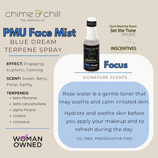 Chime&Chill - InSCENTives PMU Face Mist: Blue Dream - 1