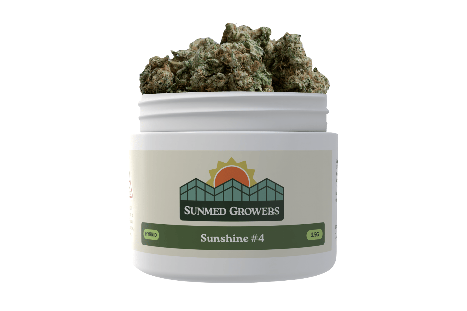 SunMed Growers - Sunshine #4 Flower (3.5g) - 1
