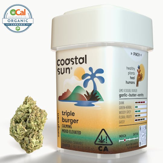 Coastal Sun - Triple Burger Sungrown Flower 7g - 1
