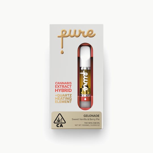 Pure Vape - Pure Cannabis Extract 1g Cartridge - Gelonade - Hybrid - 1