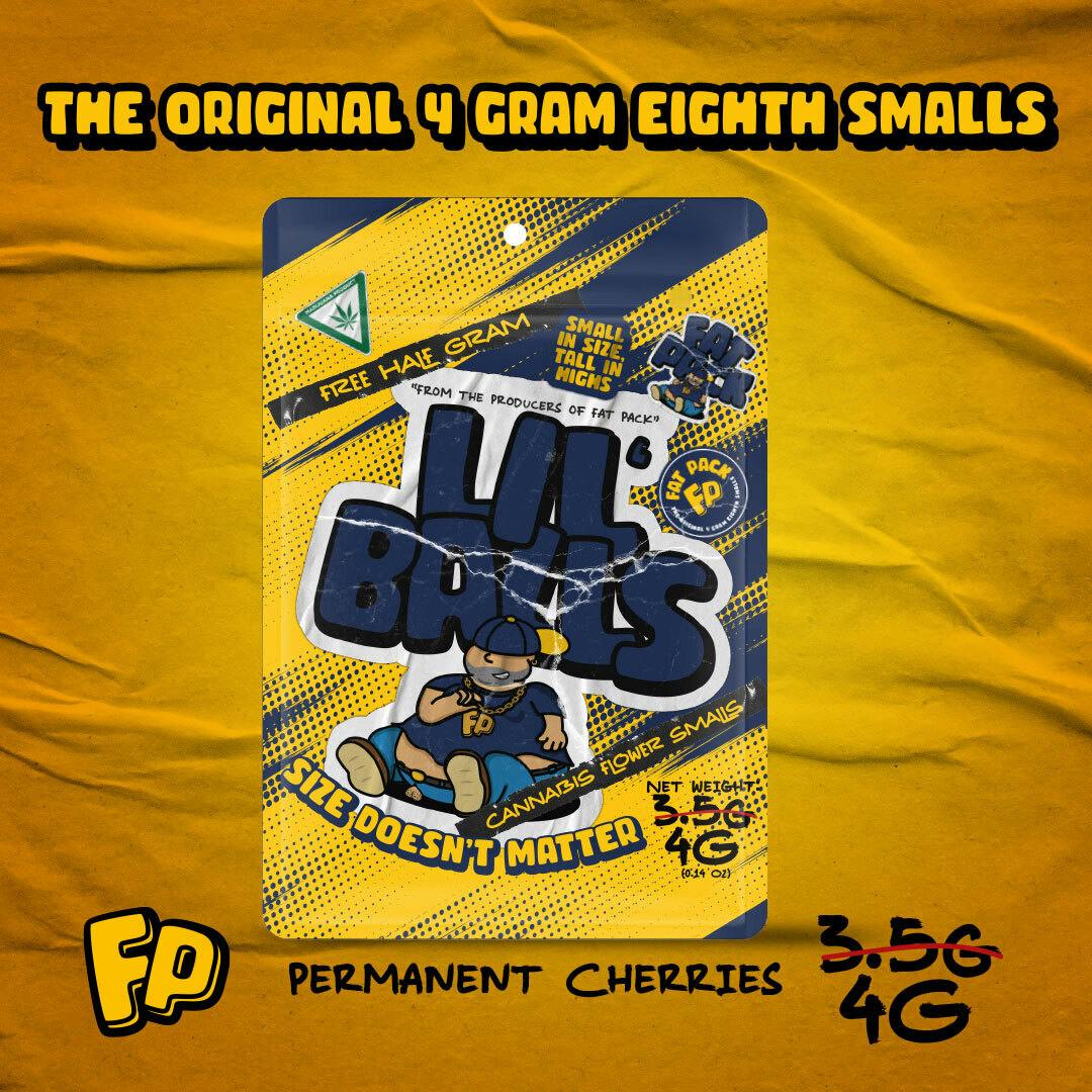 Fat Pack - LIL' BALLS: Permanent Cherries (4G 8th Smalls Prepack) - 1