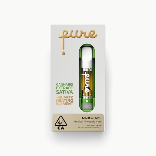 Pure Vape - Pure Cannabis Extract 1g Cartridge - Maui Wowie - Sativa - 1