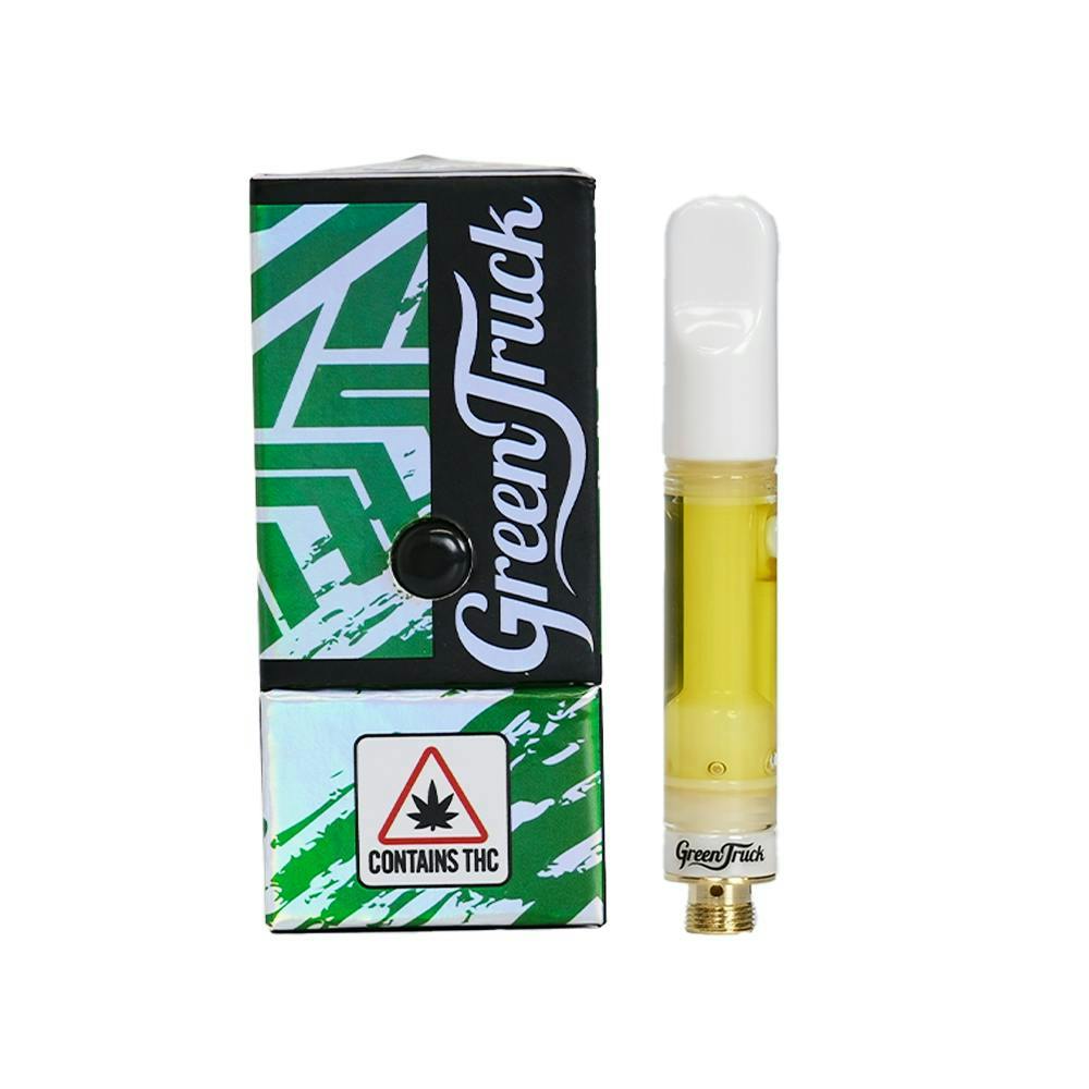 Green Truck - 1g Cartridge: Distillate - Peach Ringz - 1