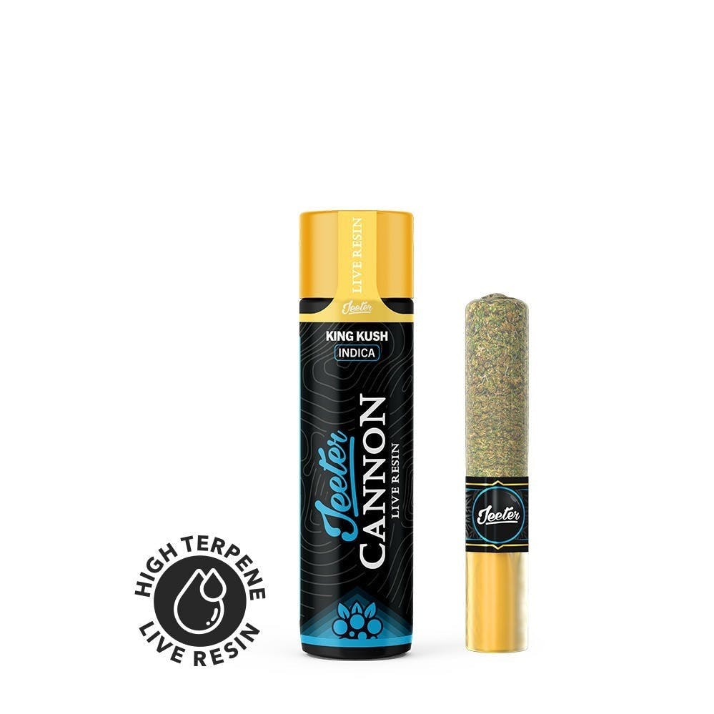 Jeeter - Jeeter | King Kush | Live Resin Cannon | Infused Joint | 1.3g - 1
