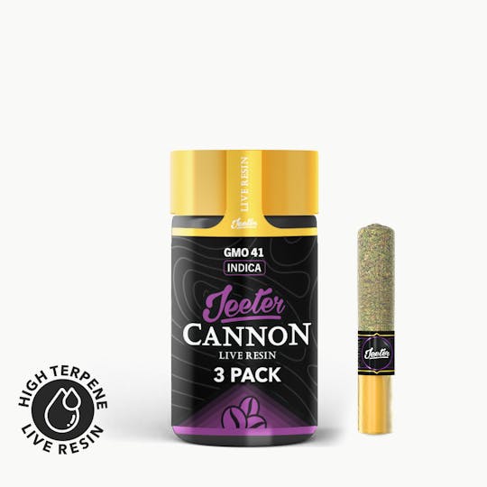 Jeeter - Jeeter Cannon Live Resin - 3 Pack - GMO 41 - 1