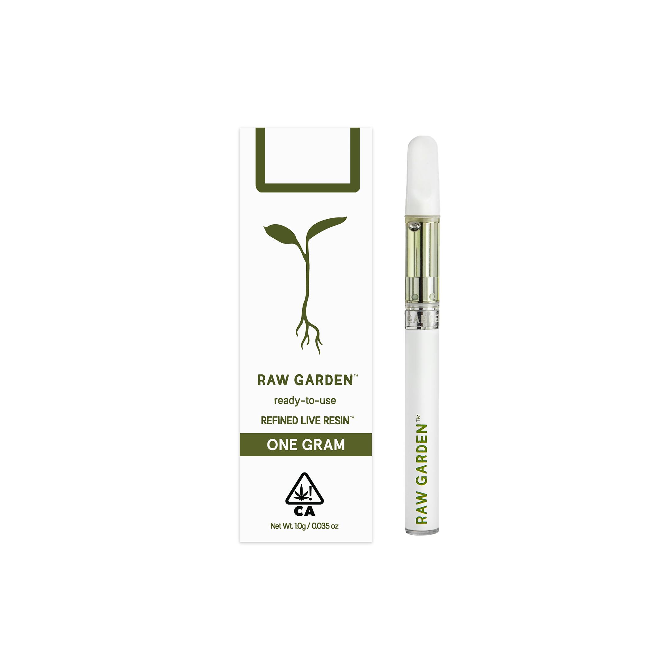 Raw Garden - Strawberry Gas 1.0G Ready-to-Use Refined Live Resin™ Pen - 1