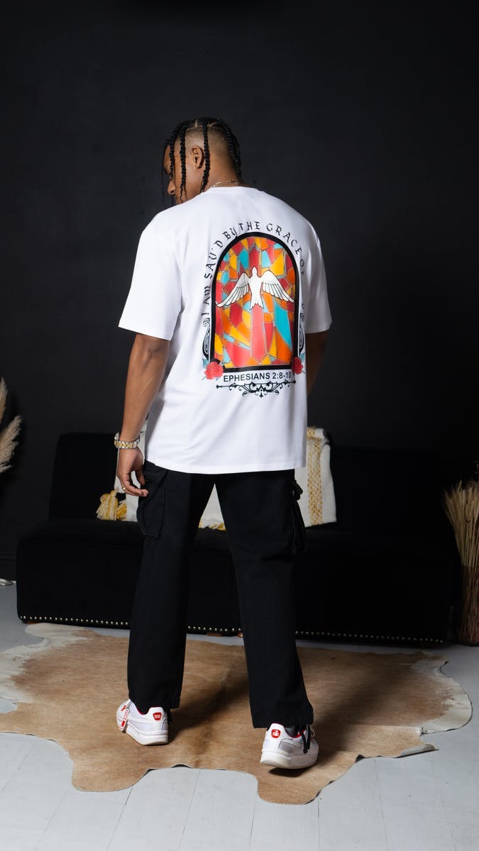 Bak'd - Sav'd Grace Tee | White - 1