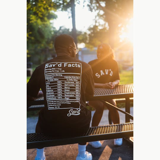 Bak'd - Sav'd Facts Tee 3XL | Black - 1