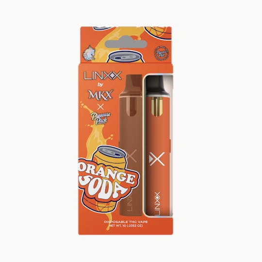 MKX Oil Co - LINXX by MKX & Pressure Pack: 1g Disposable Vape - Orange Soda - 1