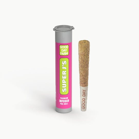 GOOD DAY FARM - GDF: Infused Pre-Roll | Grapefruit x Kool Whip | Super J's | 1g - 1