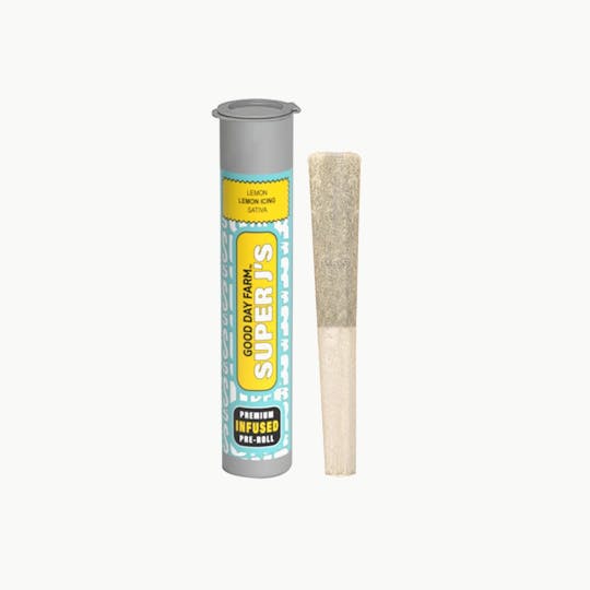 GOOD DAY FARM - GDF: Infused Pre-Roll | Lemon x B. Hope | Super J's | 1g - 1