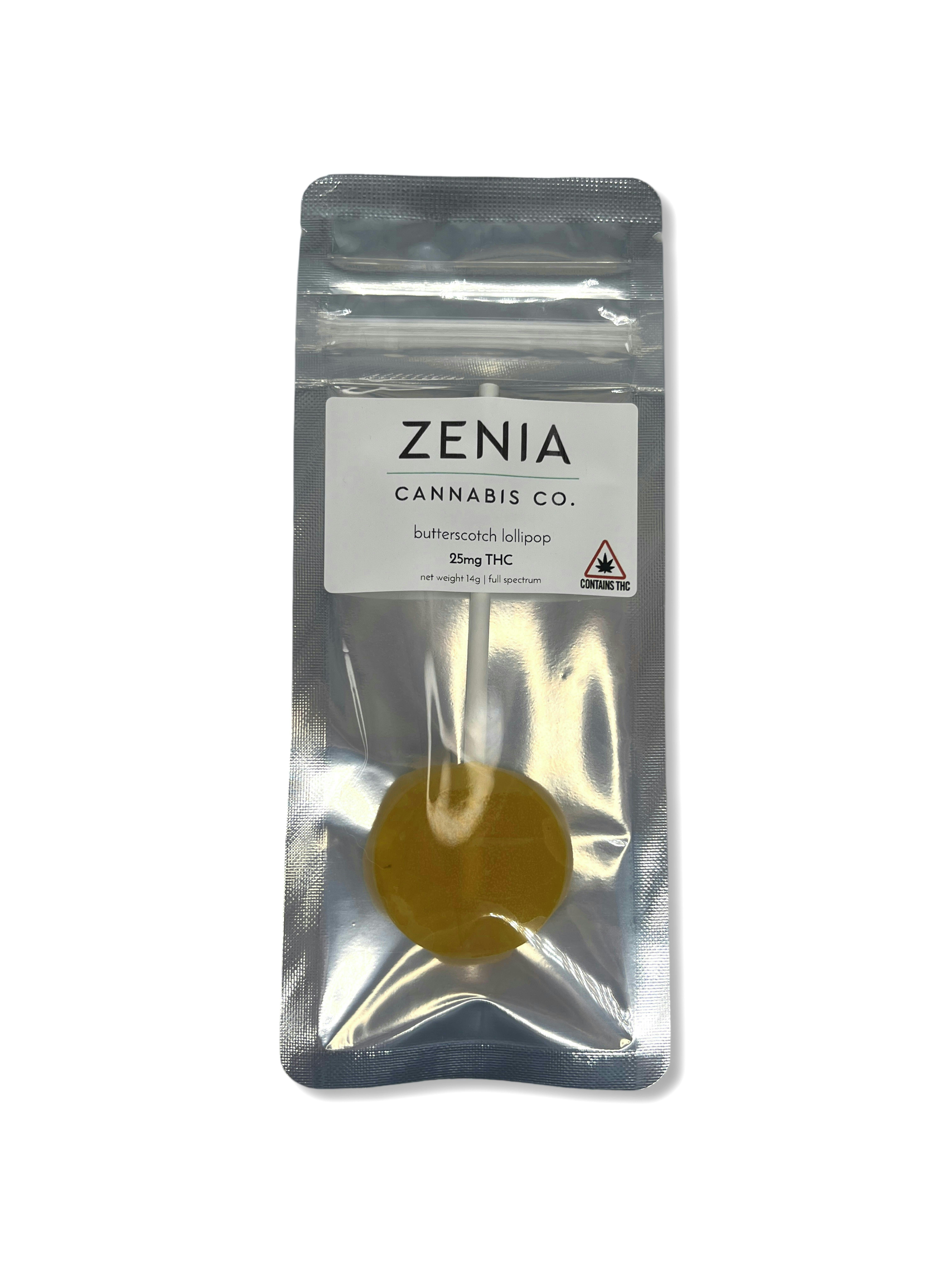 Indico - Butterscotch 25mg Lollipop - Zenia - 1