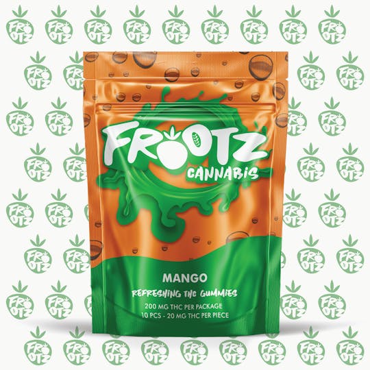 Frootz - Mango Gummies 200MG (10pk x 20mg) - 1