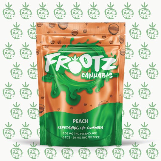 Frootz - Peach 200MG (10pk x 20mg) - 1