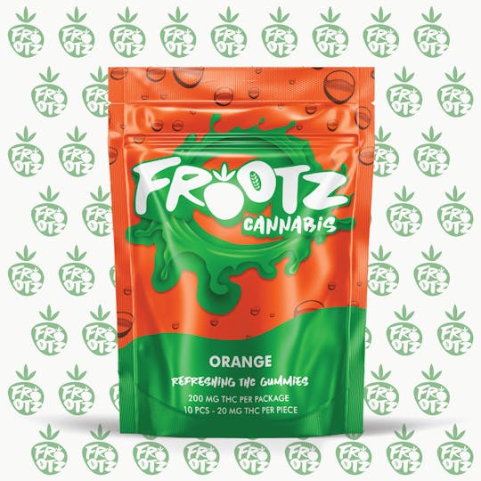 Frootz - Orange 200MG (10pk x 20mg) - 1