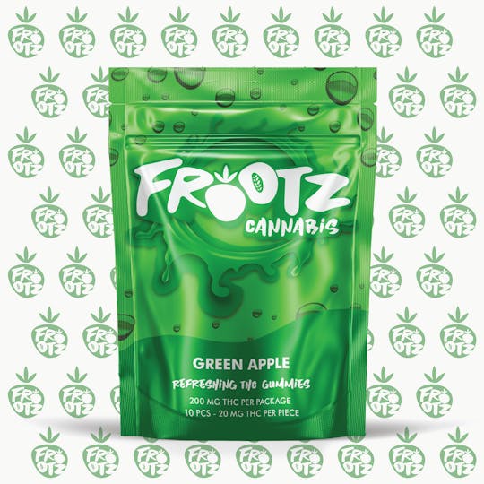 Frootz - Green Apple 200MG (10pk x 20mg) - 1