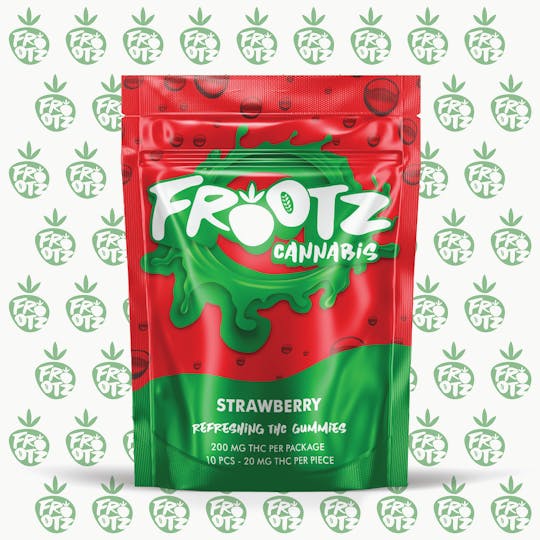 Frootz - Strawberry 200MG (10pk x 20mg) - 1