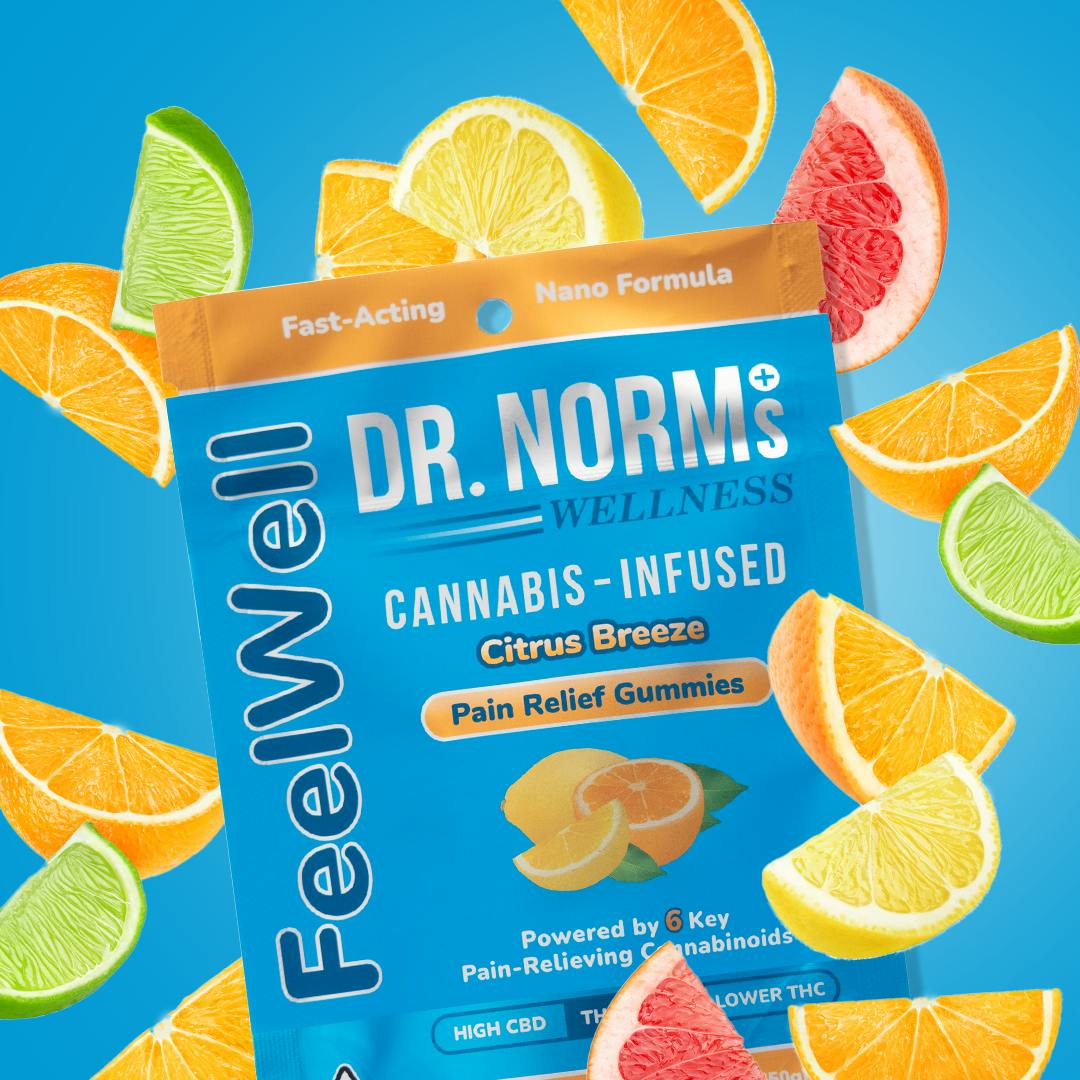 Dr. Norm's - FeelWell Citrus Breeze Pain Relief Gummies - 1