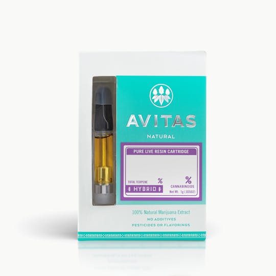 Avitas - Space Fuel Pure Live Resin Cartridge 1g - 1