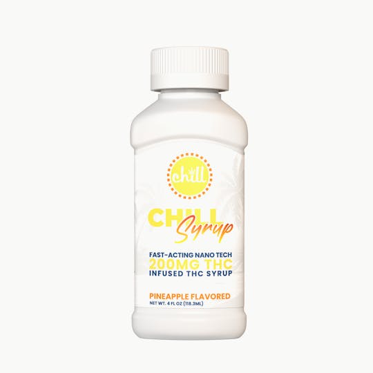 Chill Medicated - Pineapple | 200mg THC Syrup | Chill Medicated | REC - 1