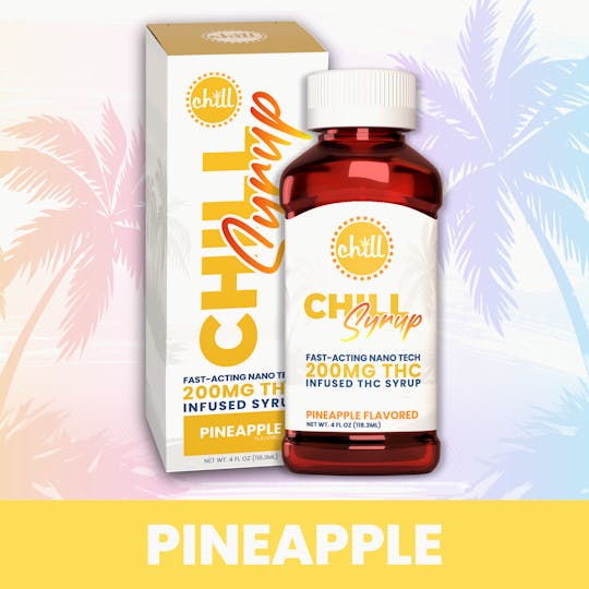 Chill Medicated - Pineapple | 200mg THC Syrup | Chill Medicated | MED - 1