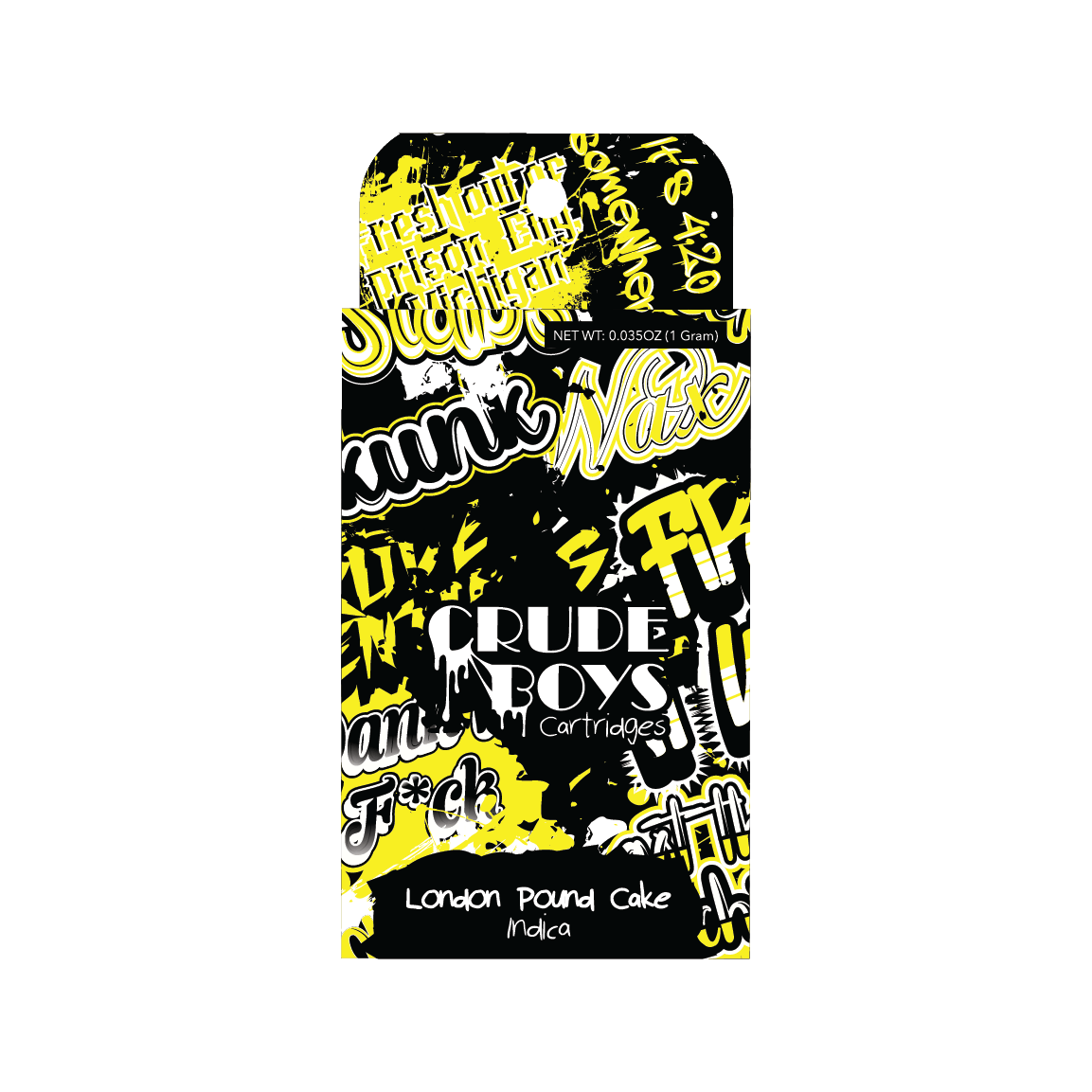 Crude Boys Concentrates - Crude Boys Concentrates | London Pound Cake | Cartridge | 1g - 1