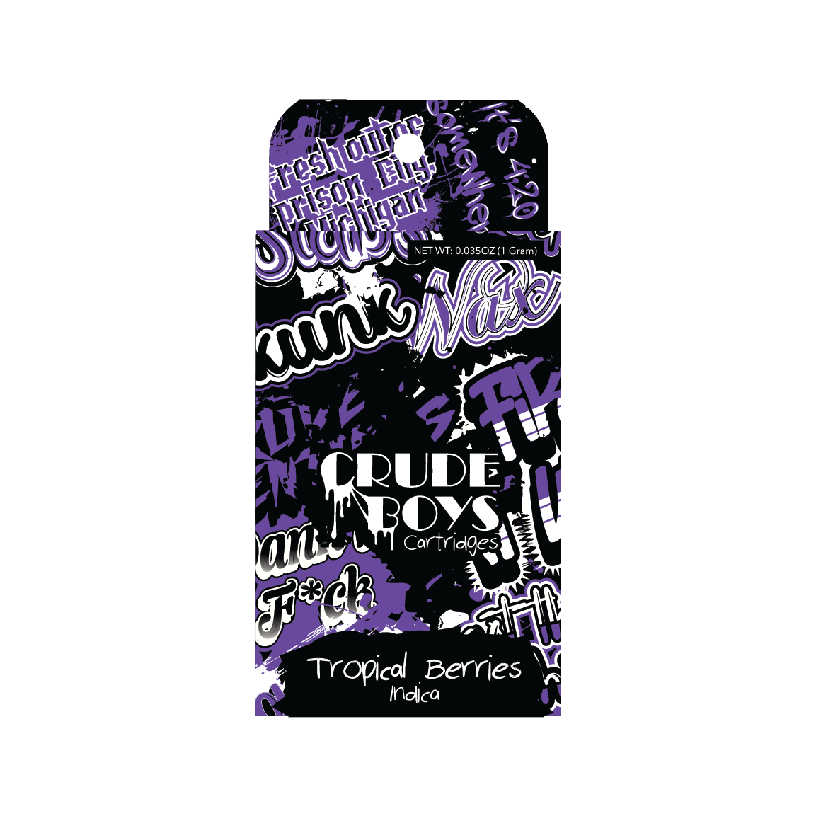 Crude Boys Concentrates - Crude Boys Concentrates | Tropical Berries | Cartridge | 1g - 1