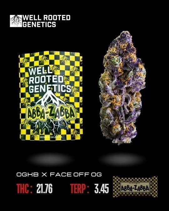 Well Rooted Genetics - Well Rooted Genetics | Abba Zabba | Big Buds | 3.5g - 1