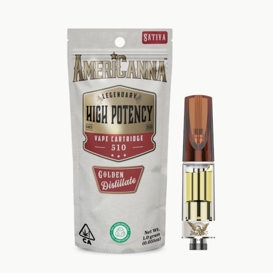 AmeriCanna - Blueberry Blast 1g High Potency Distillate Vape Cart - 1