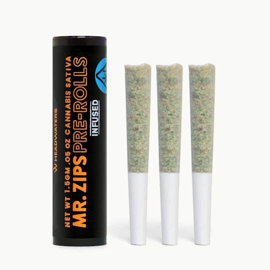 MR. ZIPS - MR. ZIPS | Peach Crescendo | 1.5g Infused Prerolls - 1