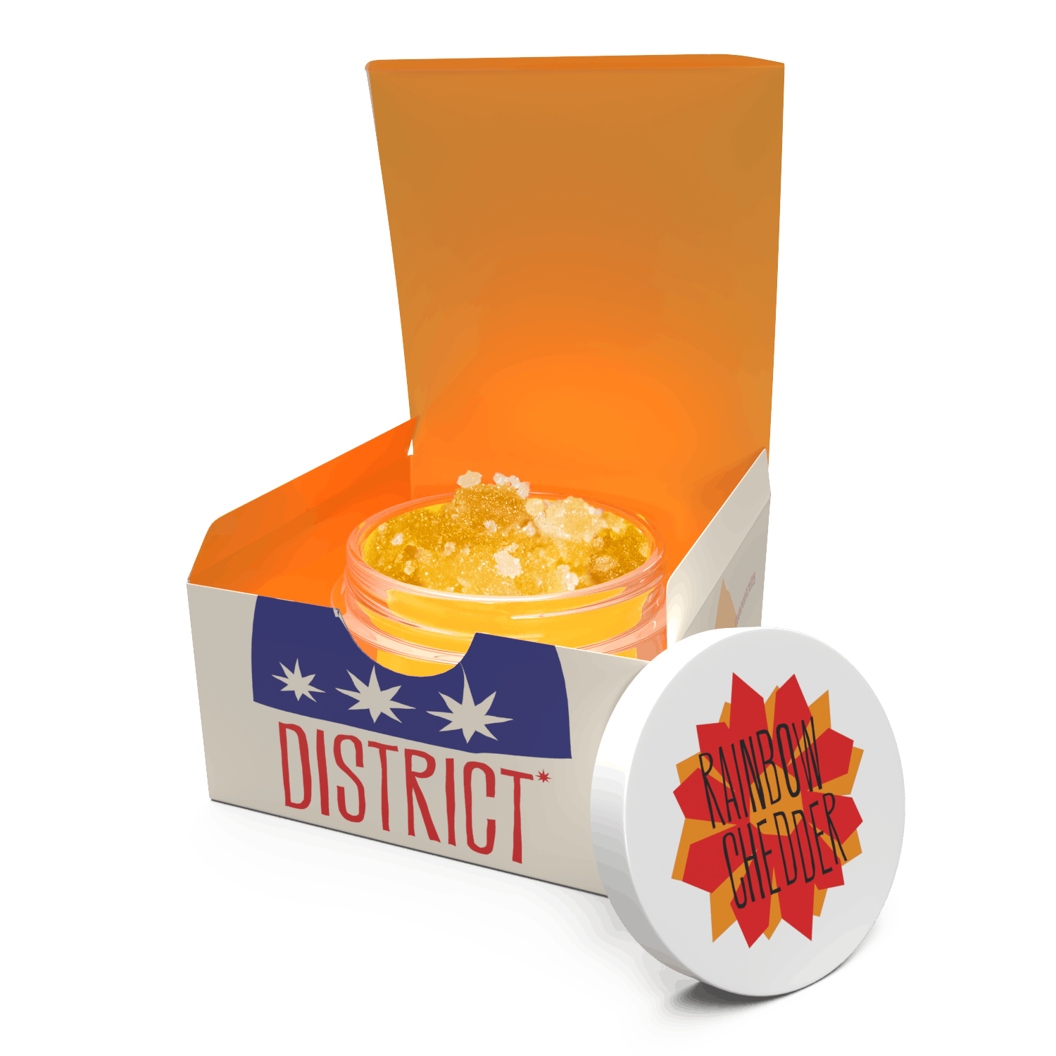 District Cannabis - Rainbow Cheddar Cured Crumble 1g - 1