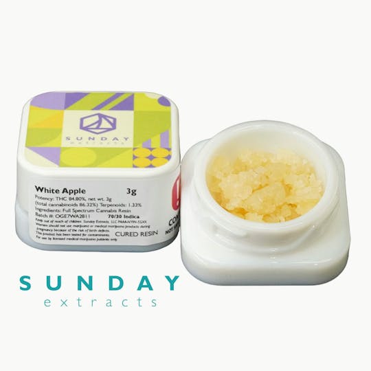 Sunday Extracts - 3g Concentrate White Apple - 1