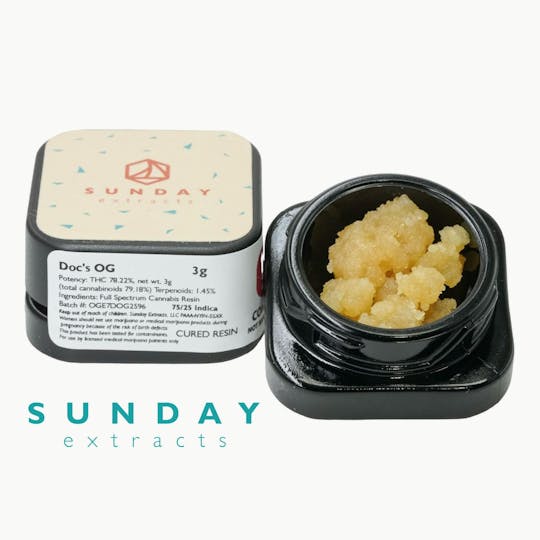Sunday Extracts - 3g Concentrate Doc's OG - 1