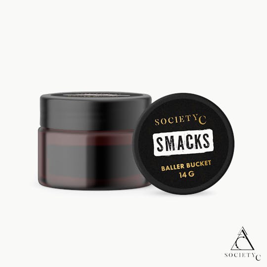 Society C - Society C - Smacks - Baller Bucket Live Resin Badder - 14g - 1
