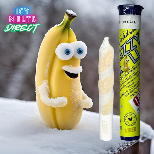 ICY MELTS SOLVENTLESS - BLIZZY ROLL - FROZEN BANANAS - 1