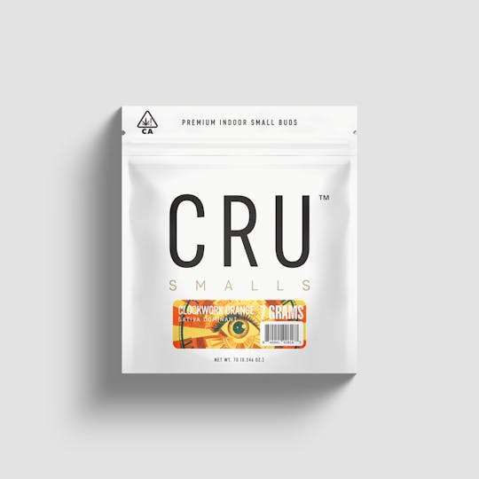 CRU Cannabis - Clockwork Orange (7 Grams Smalls Flower) - 1
