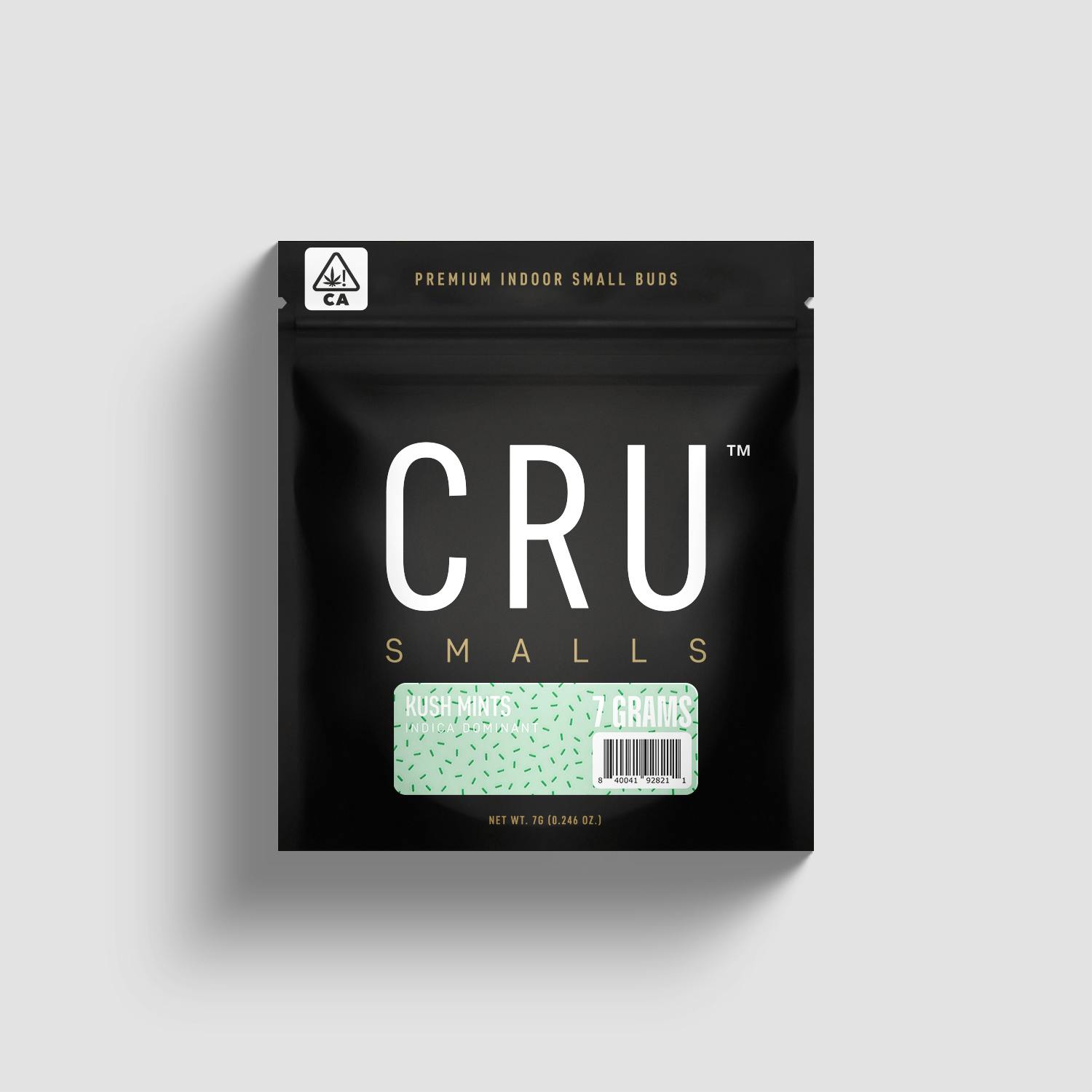 CRU Cannabis - Kush Mints (7 Grams Smalls Flower) - 1