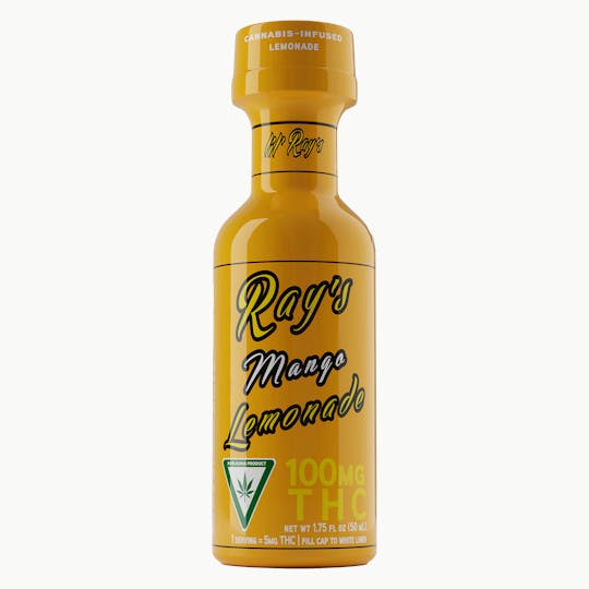 Ray's Lemonade - Mango lil' Ray's 100mg THC - 1