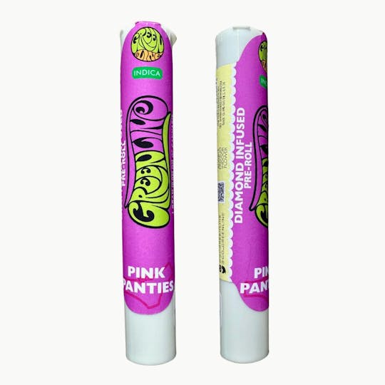 Greenline - Pink Panties - Diamond Infused - Indoor Flower Pre-Roll - Indica - 1g - 1