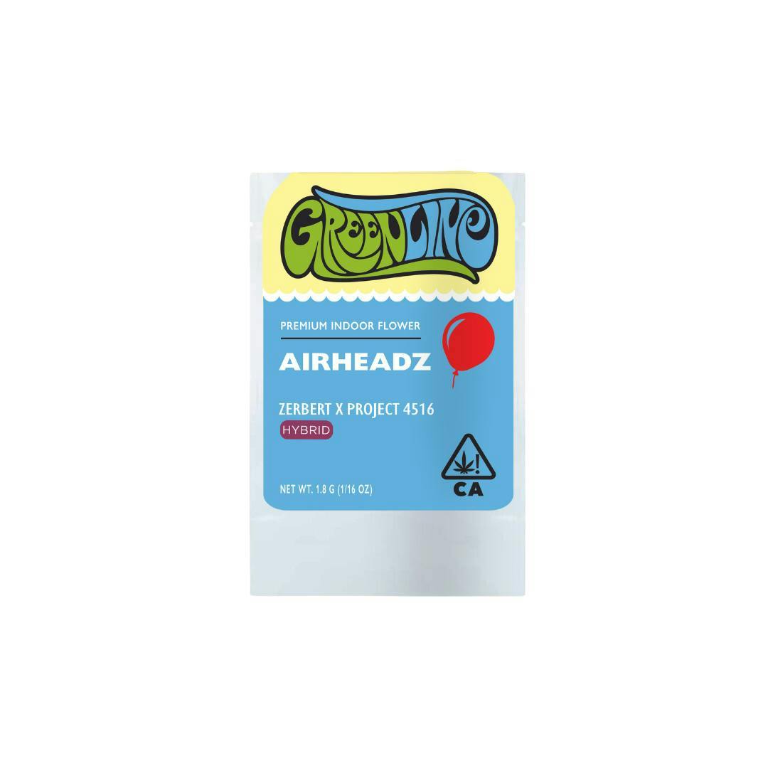 Greenline - Airheadz - 1/16 oz - Indoor - Hybrid - 1.8g - 1