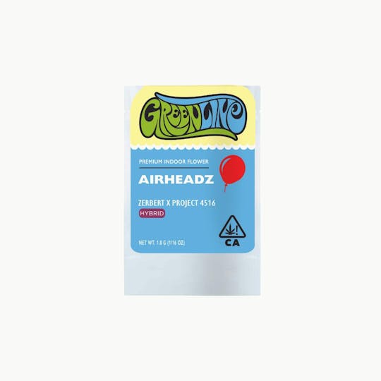 Greenline - Airheadz - 1/16 oz - Indoor - Hybrid - 1.8g - 1